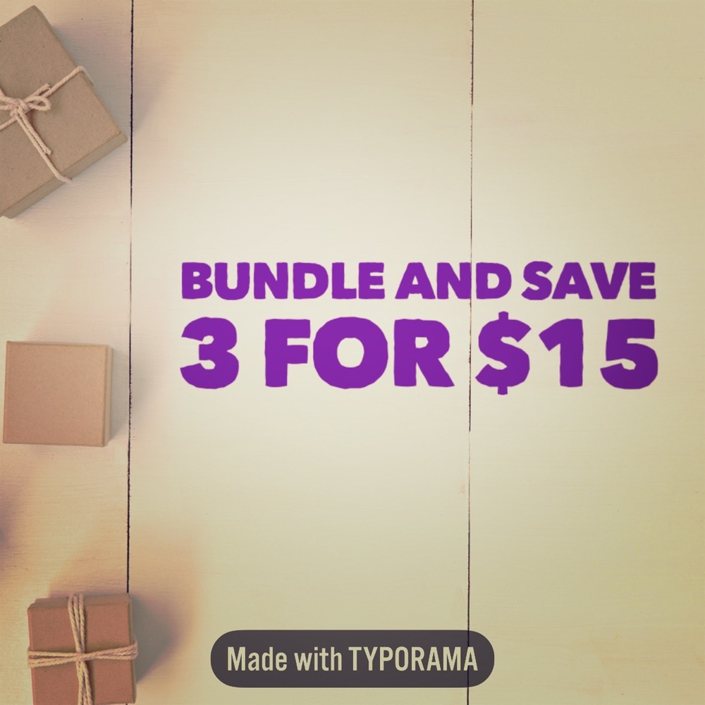 Bundle and Save